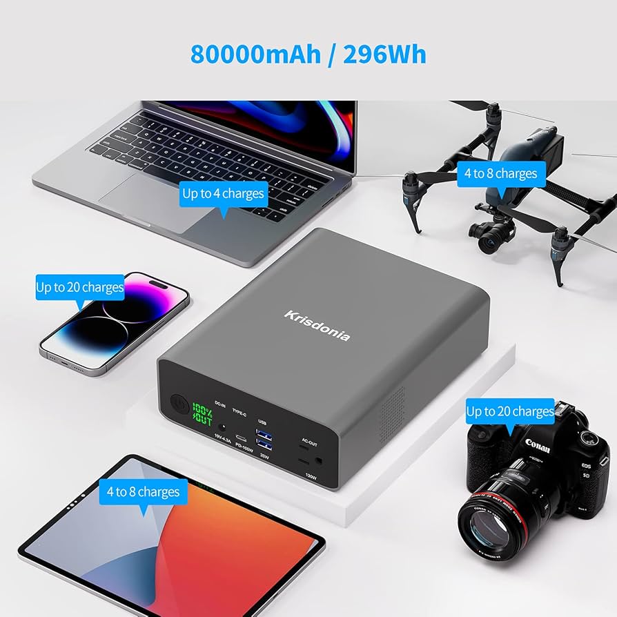 Amazon.co.jp: Krisdonia ポータブル電源 AC出力対応 モバイル